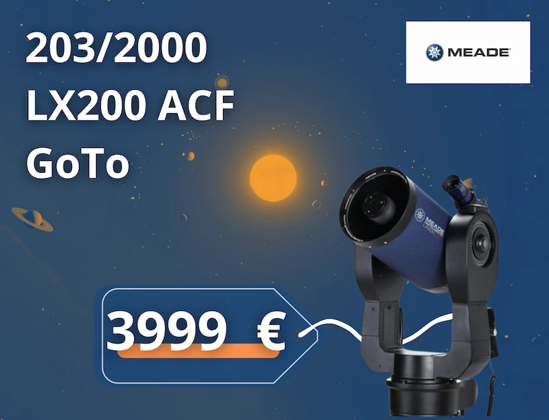 Bannière du télescope Meade 2032000 LX200 ACF GoTo