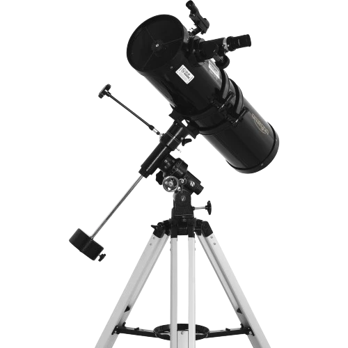 Image du tube, du trépied et de la monture du Telescope-Omegon-N-150-750-EQ-3