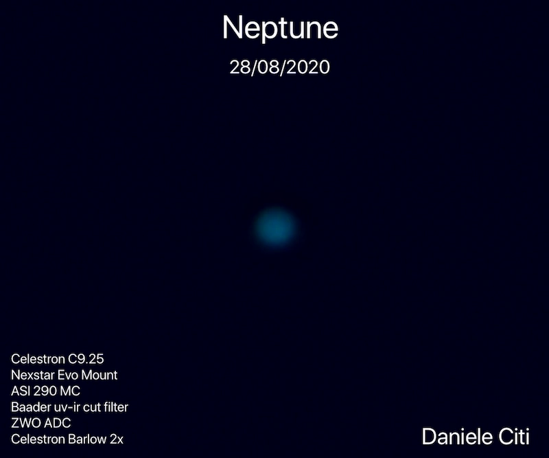 Photo de la planète Neptune