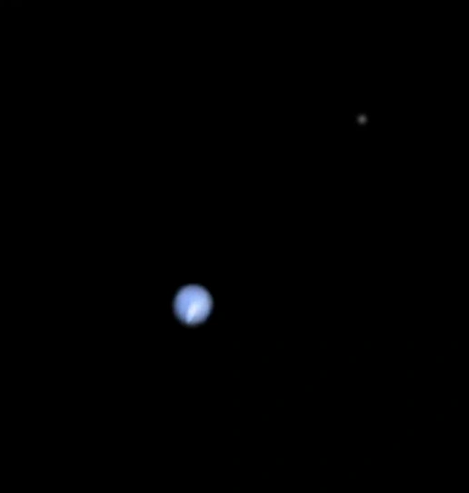 Image de Neptune prise d'un télescope Celestron C14 EdgeHD