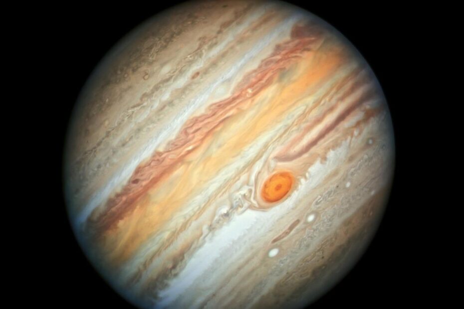 Image de Jupiter prise par le télescope spatial Hubble