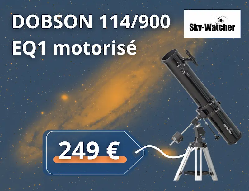 Télescope Skywatcher 144/900 EQ1