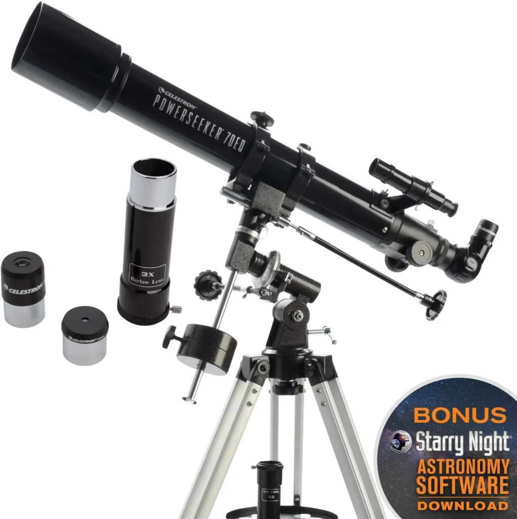 Telescope-Celestron-AC-70-700-Powerseeker-70-EQ-accessoires