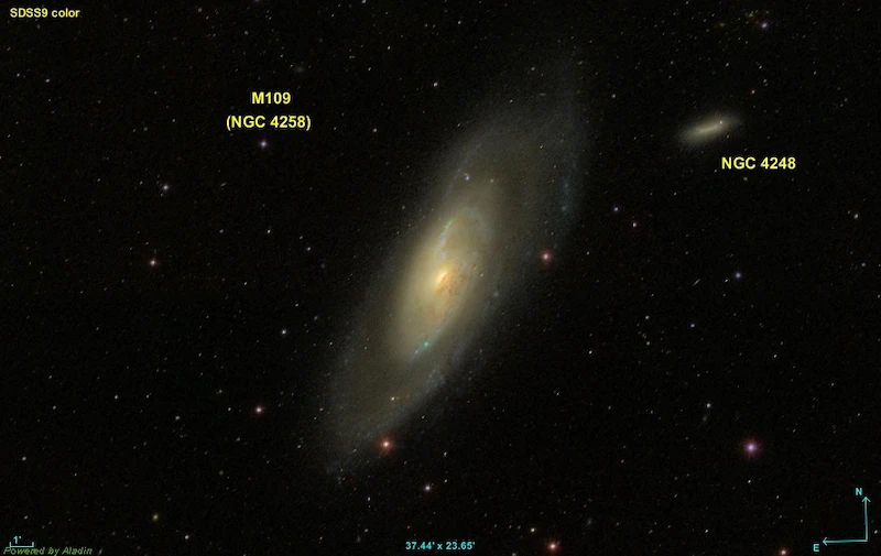 M106 Galaxie intermédiaire
