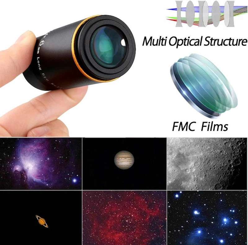 Oculaires Goldline types d'observations