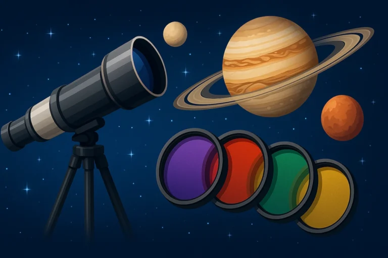 filtre couleur pour l'astronomie