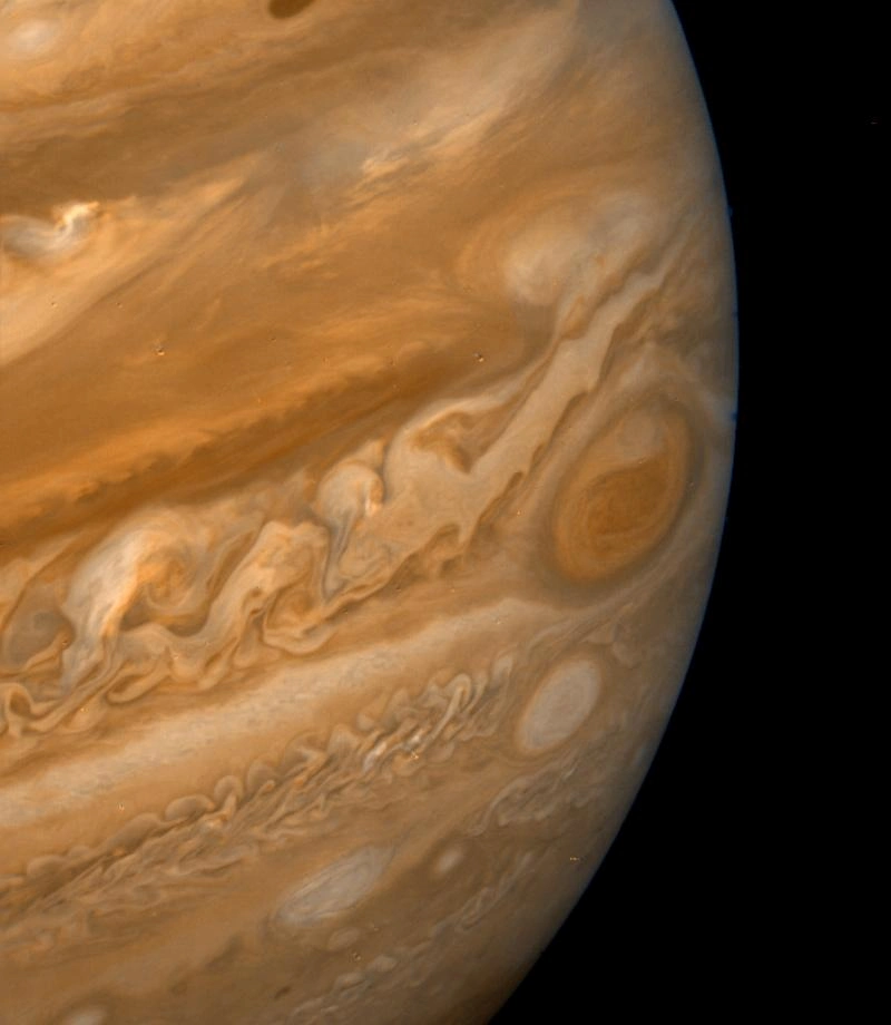 Photo de Jupiter par Voyager 2