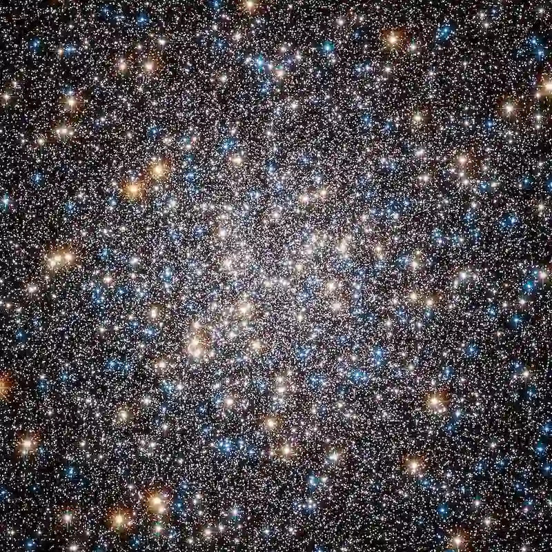 Photo de l'Amas d'Hercule par le télescope Hubble