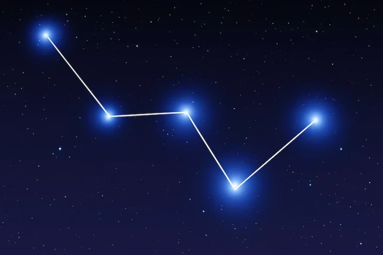 Photo de la constellation de Cassiopée
