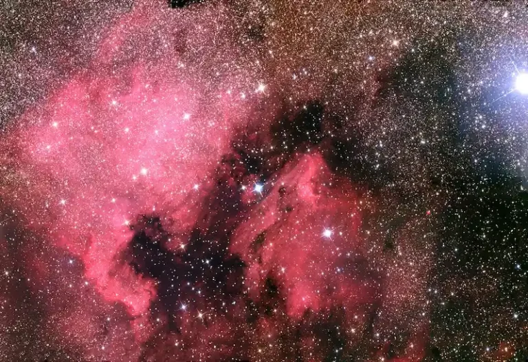 Photo de la nébuleuse de l'amérique du nord par l'observatoire du mont Lemmon