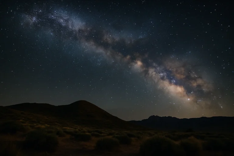 Photo de la voie lactée depuis la Terre