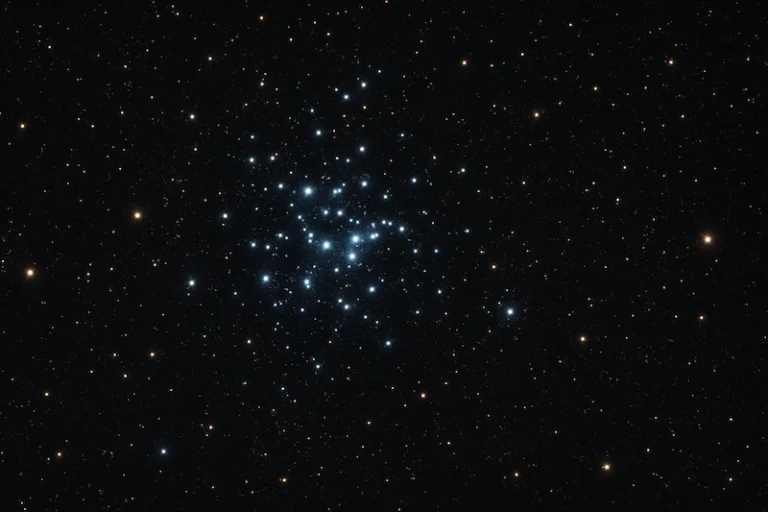 Photo de puis la Terre de l'amas de la crèche M44