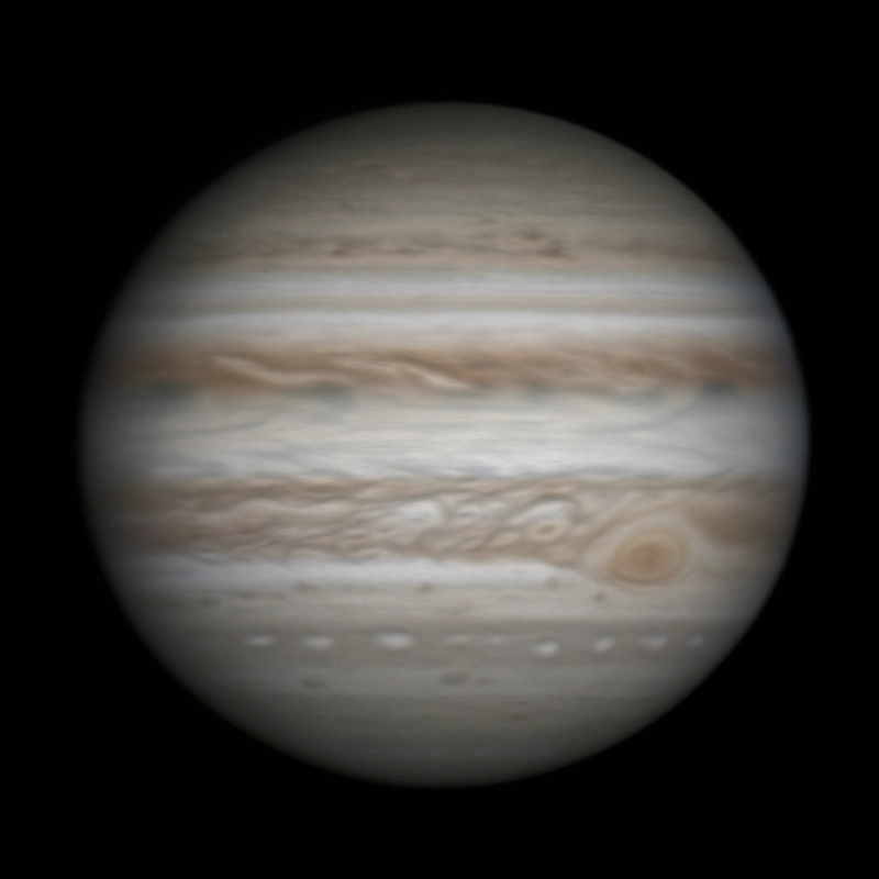 Photo du Jupiter avec dérotation planétaire