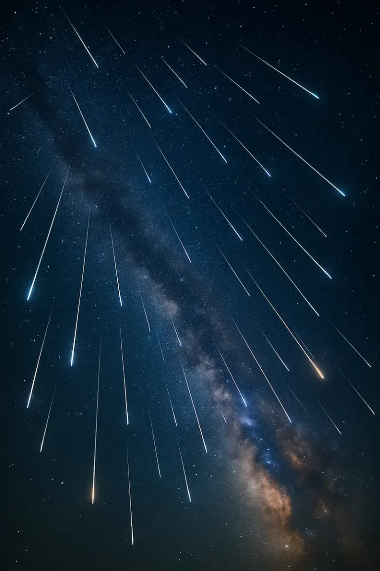 Pluie d'étoiles filantes