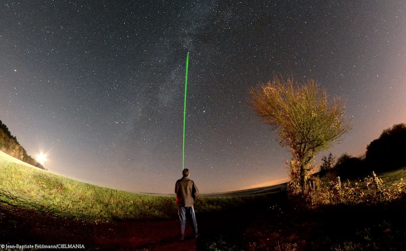 Utilisation d'un laser de pointage en campagne