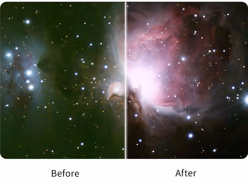 Seestar S30 réduction de bruit